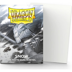Dragon Shield - Standard Matte Dual Sleeves - Snow Nirin (100ct)