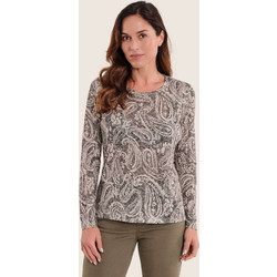 Gerry Weber γυναικεία μπλούζα με all-over paisley print - N71229768038 Λαδί