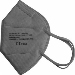 Barbeador MAX-02 FFP2 Filtering Half Mask Γκρι 10τμχ