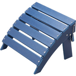 VEVOR Υποπόδιο Adirondack, 15.7L x 18.9W x 13H Ίντσες HDPE Πλαστικό Αναδιπλούμενο Υποπόδιο Adirondack, Ανθεκτικό στις Καιρικές Συνθήκες για Καρέκλα Adirondack, Ευρεία Χρήση για Βεράντα, Πισίνα, Γκαζόν
