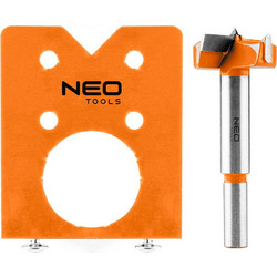 NEO TOOLS 57-002 - Τρυπάνι μεντεσέδων 35mm με οδηγό