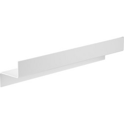 Verdi Strantza 723.29.01 White Mat - Ράφι Μπάνιου με Μεσαίο Χείλος 50 εκ