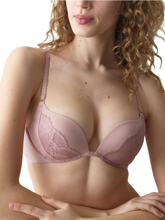 Triumph Love in Lace WHU Σουτιέν Push Up με Μπανέλα Ροζ 10229134