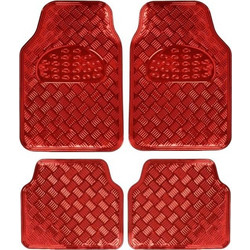 Πατάκια αυτοκινήτου - Celebrity Car - 016 - 4pcs - 122292 - Red