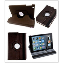 iPad mini 360 Περιστρεφόμενη δερμάτινη θήκη Καφέ