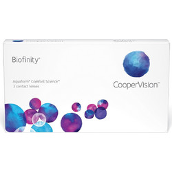Cooper Vision Biofinity Μηνιαίοι Φακοί Επαφής Σιλικόνης Υδρογέλης 3τμχ