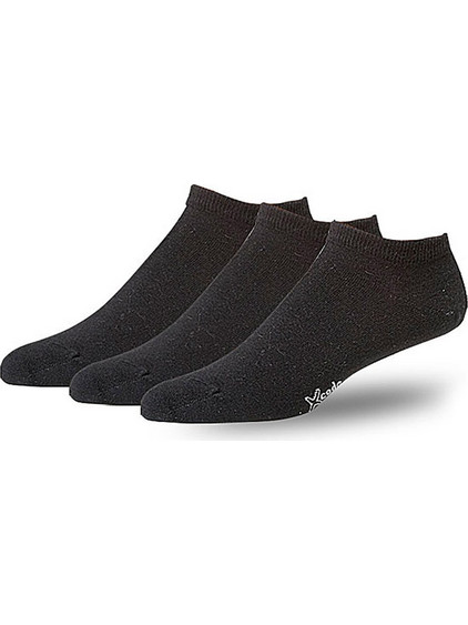 X-Code Κοντές Κάλτσες 3 Ζευγάρια (02584 BLACK) Μαύρο