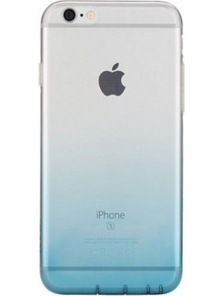 Θήκη iphone 6/6s Plus Σιλικόνης TPU - 3140 - Διάφανη Μπλε - OEM
