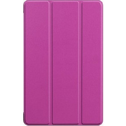 Δερμάτινη Θήκη Tri-fold με πίσω κάλυμμα σιλικόνης / Slim Book Case for Huawei MediaPad M5 8 Pink (oem)