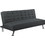 Woodwell Europa Τριθέσιος Καναπές Κρεβάτι Γκρι 176x82x80cm Ε9689,1