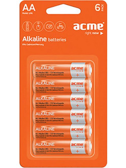 Acme Alkaline AA 6τμχ