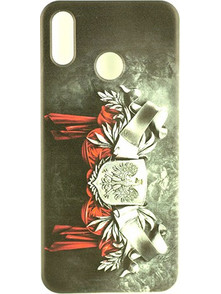 Θήκη OEM Patriotic για Huawei P20 Lite Back Cover TPU 0.3mm Transparent Black