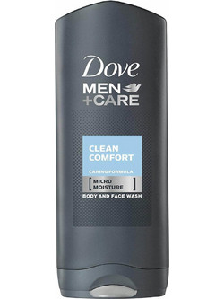 Dove Men Clean Comfort Bath Gel Ανδρικό Αφρόλουτρο σε Gel 400ml
