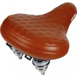 Lampa Σέλα ποδηλάτου με διπλά ελατήρια (260x255mm/1020gr) καφέ Relax City S-14 Selle/Saddles Specialist