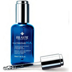 Rilastil Multirepair H.A. Facial Detox Αντιγηραντικό Ενυδατικό Serum Προσώπου για Ανάπλαση με Υαλουρονικό 30ml
