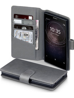 Terrapin Wallet Leather Grey (Xperia L2)