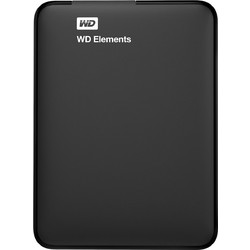 Western Digital Elements Portable 1TB Εξωτερικός Σκληρός Δίσκος HDD 2.5" USB 3.0 Black