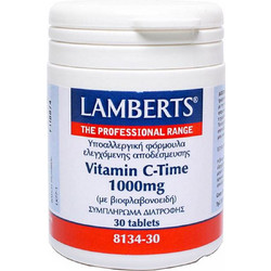 Lamberts Vitamin C 1000mg Time Release 30 Ταμπλέτες