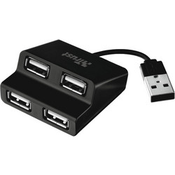 Trust 18258 USB Hub 2.0 USB-A με 4 Θύρες USB-A