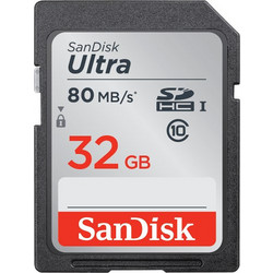 Sandisk Ultra SDHC 32GB Class 10 UHS-I 80MB/s