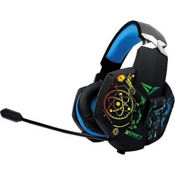 Alcatroz Chromatic Light Design X-Craft HP7000 Gaming Headset Over Ear Black Blue