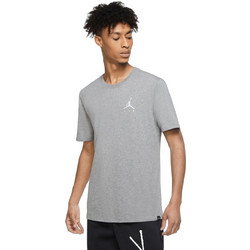 Jordan Sportswear Jumpman Air Embroidered Ανδρικό Αθλητικό T-Shirt Γκρι AH5296-091