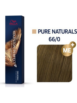Wella Koleston Perfect Me+ Pure Naturals 66/0 Έντονο Ξανθό Σκούρο Φυσικό Μόνιμη Βαφή Μαλλιών 60ml