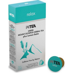 Intea Κάψουλες Τσάι Relax Ελληνικό Του Βουνού Ολύμπου με Μελισσόχορτο Συμβατές με Μηχανή Nespresso 10τμχ