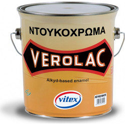 Vitex Verolac Ντουκόχρωμα Διαλύτου Ξύλου & Μετάλλου 55 Ματ 0.375lt