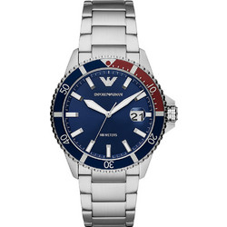 Emporio Armani Ανδρικό Ρολόι με Ασημί Μεταλλικό Μπρασελέ AR11339