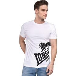 Lonsdale Dereham Ανδρικό Αθλητικό T-Shirt Λευκό 115010-7000