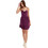 Funky Buddha Mini Καλοκαιρινό Καθημερινό Φόρεμα Μωβ FBL005-106-13