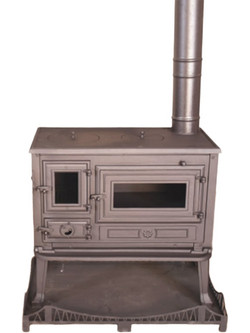 Thermogatz TGM-013 Μαντεμένια Ξυλόσομπα με Φούρνο 13kW