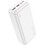 Hoco J101B Astute Power Bank 30000mAh 22.5W με 2 Θύρες USB-A Power Delivery White
