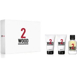 Dsquared2 2 Wood Eau de Toilette 50ml + Shower Gel 50ml + Body Lotion 50ml