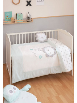 BiBaby Lion Σετ Κούνιας Mint 4τμχ