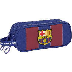 Safta FC Barcelona Κασετίνα με 2 Θήκες Navy Μπλε Μπορντό 812329513