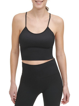 DKNY Αθλητικό Μπουστάκι με Μέτρια Στήριξη Μαύρο DP1T7982-BLK