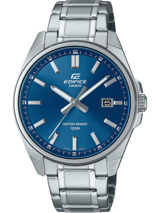 Casio Edifice Ανδρικό Ρολόι με Ασημί Μεταλλικό Μπρασελέ EFV-150D-2AVUEF