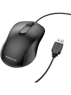 Borofone BG4 Ενσύρματο Ποντίκι Black