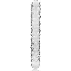 Ibiza Nebula Series 15 Borosilicate Διπλό Dildo 18.5cm Clear