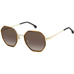 Carrera CA3029S EX4HA Ανδρικά Γυαλιά Ηλίου Πολυγωνικά Μεταλλικά Χρυσά με Μαύρο Φακό
