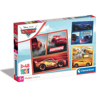 Παιδικό Puzzle Clementoni Super Color Disney Cars 3x48 Κομμάτια 25305