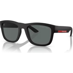 Prada PS01ZS DG002G Ανδρικά Γυαλιά Ηλίου Τετράγωνα Κοκάλινα Μαύρα με Μαύρο Polarized Φακό