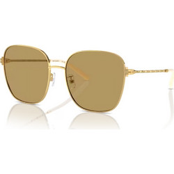 Tory Burch TY6108 334373 Γυναικεία Γυαλιά Ηλίου Τετράγωνα Μεταλλικά Χρυσά με Καφέ Polarized Φακό