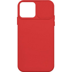 Powertech Camshield Soft Back Cover Red (iPhone 15 Pro Max)