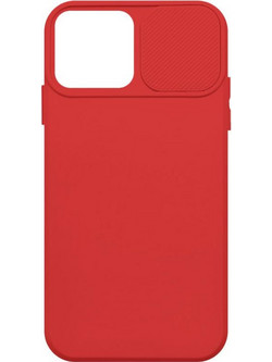 Powertech Camshield Soft Back Cover Red (iPhone 15 Pro Max)
