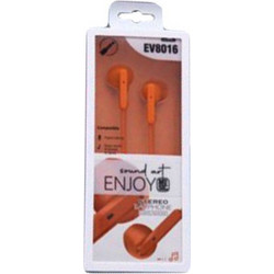 Elmcoei EV8016 Handsfree Earbud 3.5mm Orange