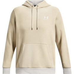 Under Armour Essential Fleece Hoodie Ανδρικό Αθλητικό Φούτερ με Κουκούλα Μπεζ 1381214-289