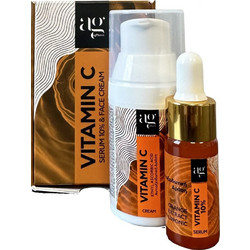 Ag Pharm Vitamin C 10% Serum 10ml + Face Cream 30ml
